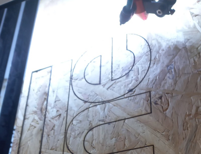 Letras corpóreas con corte láser