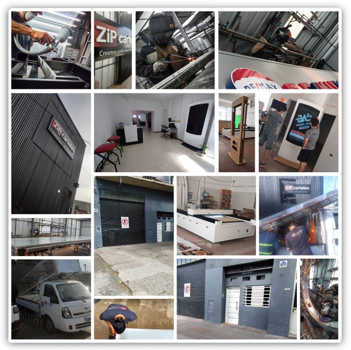 Sucursales ZiP carteles