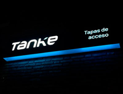 Cartel luminoso backlight