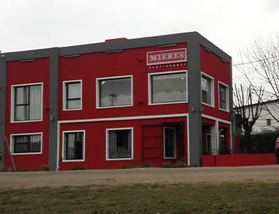 Cartel corpóreo rectangular