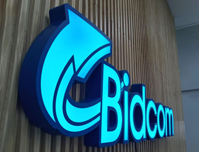 Letras corpóreas de acrilico con LED