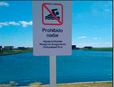 Cartel Señalética exterior