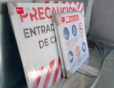 Señaléticas de PRECAUCIÓN