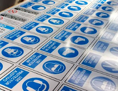 Carteles de uso de equipo de protección