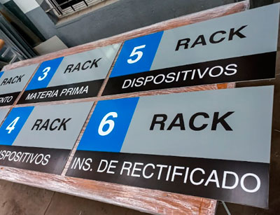 Señaléticas de identificación