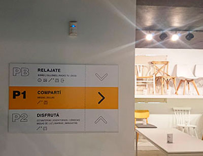 Señalética personalizada para oficinas